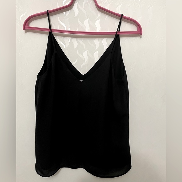 H&M basics spaghetti shoulder straps•Size:small•Fabric:viscose•Colour:black - Picture 4 of 5